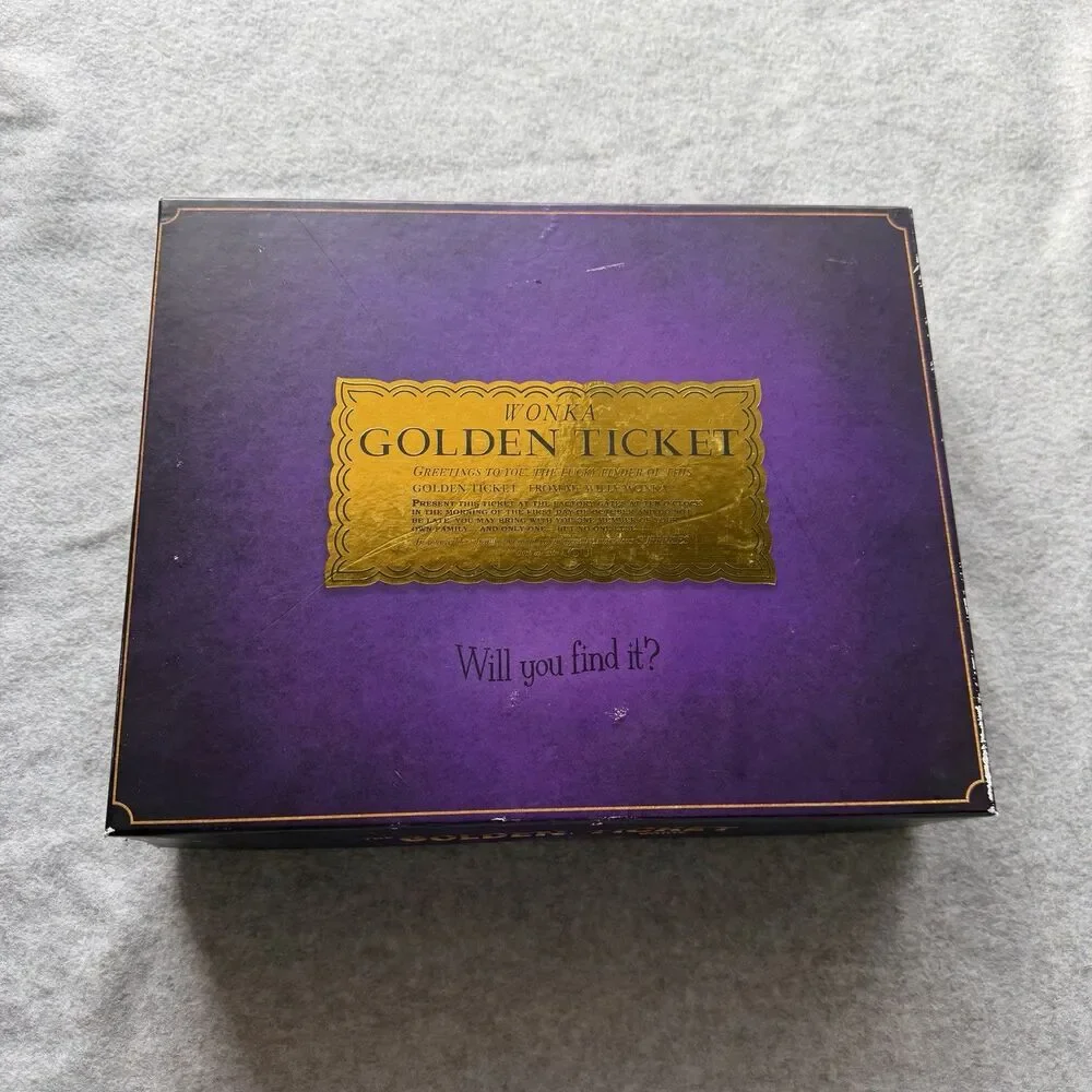 Willy Wonka golden ticket